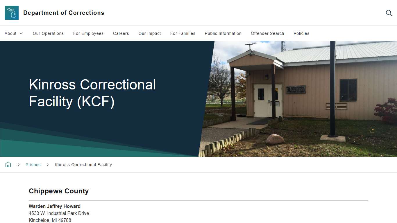 Kinross Correctional Facility (KCF)