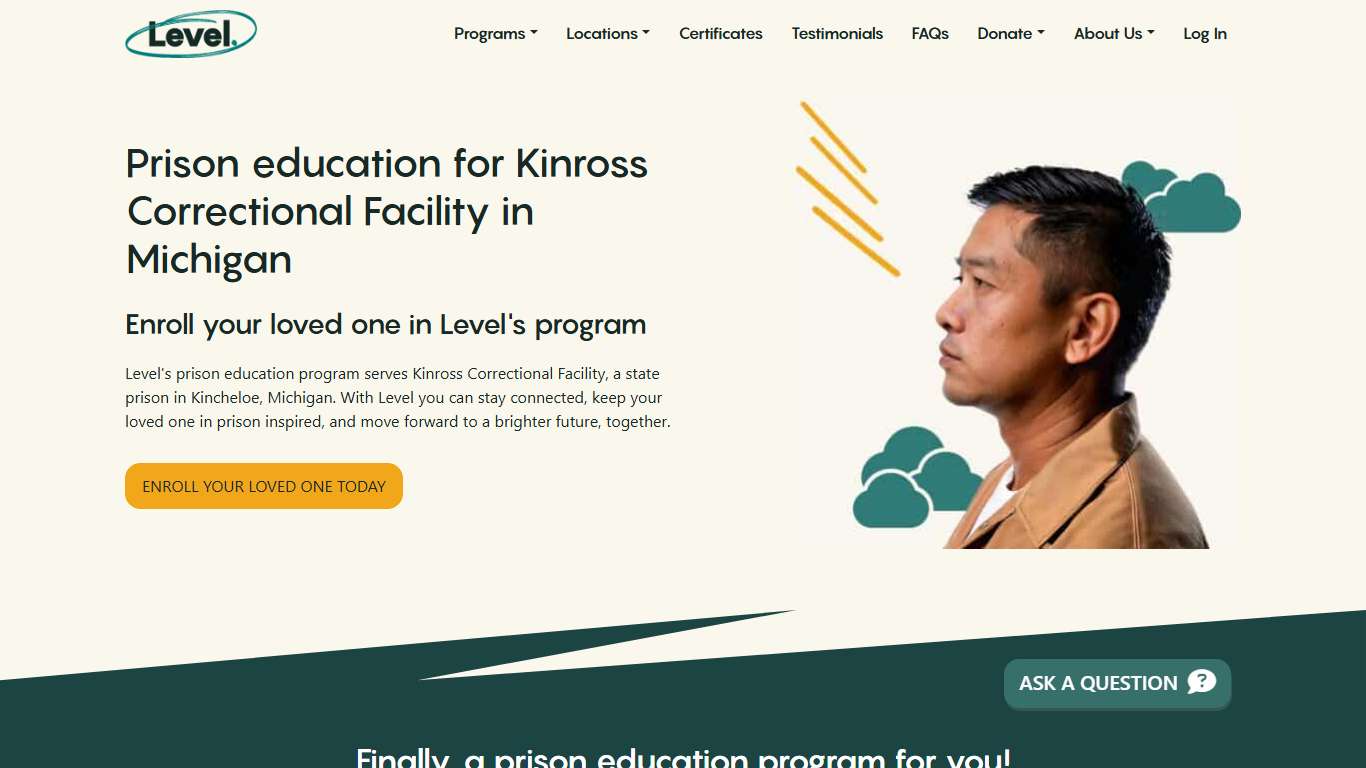 Prison Education For Kinross Correctional Facility - Level